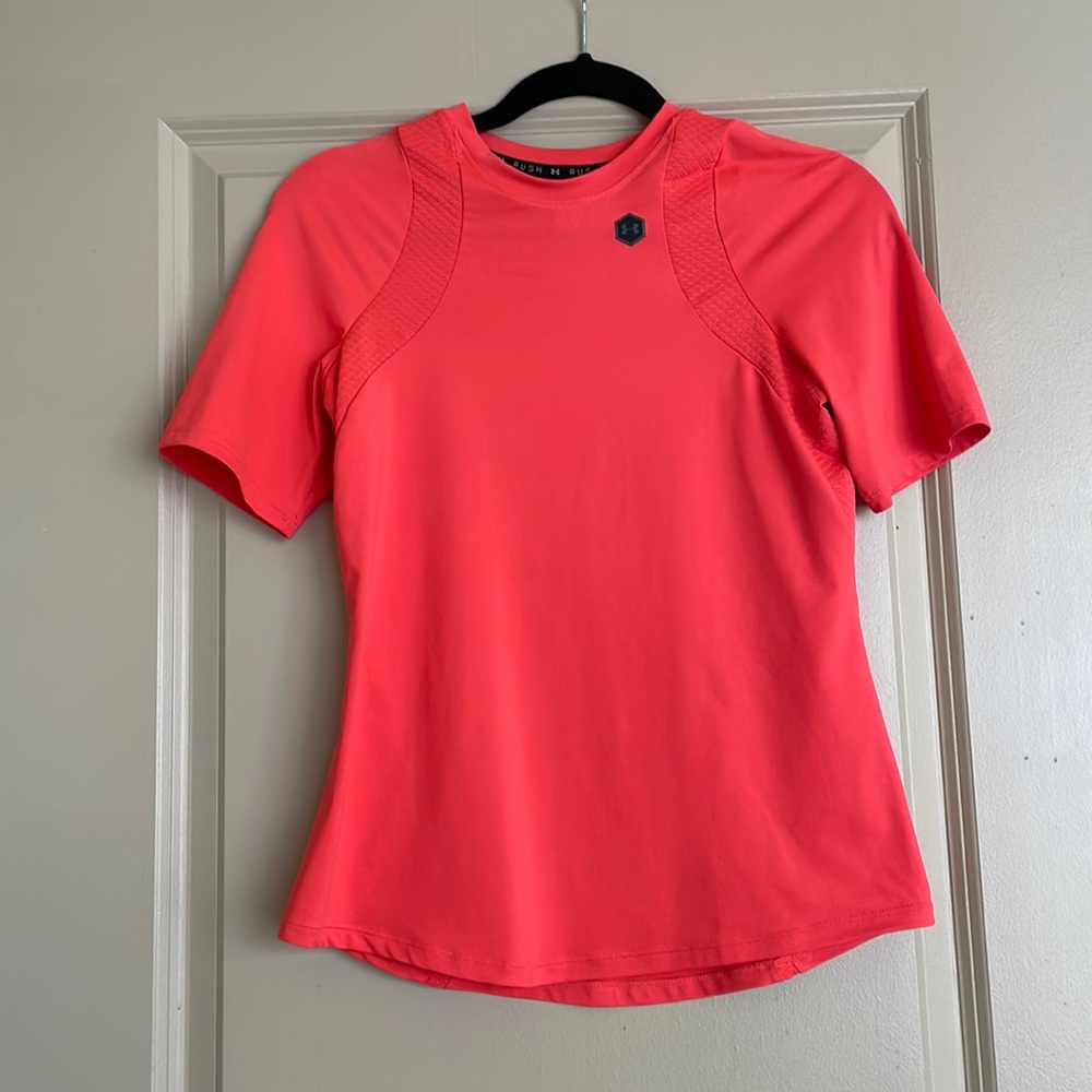 Under Armour Rush Pink Top